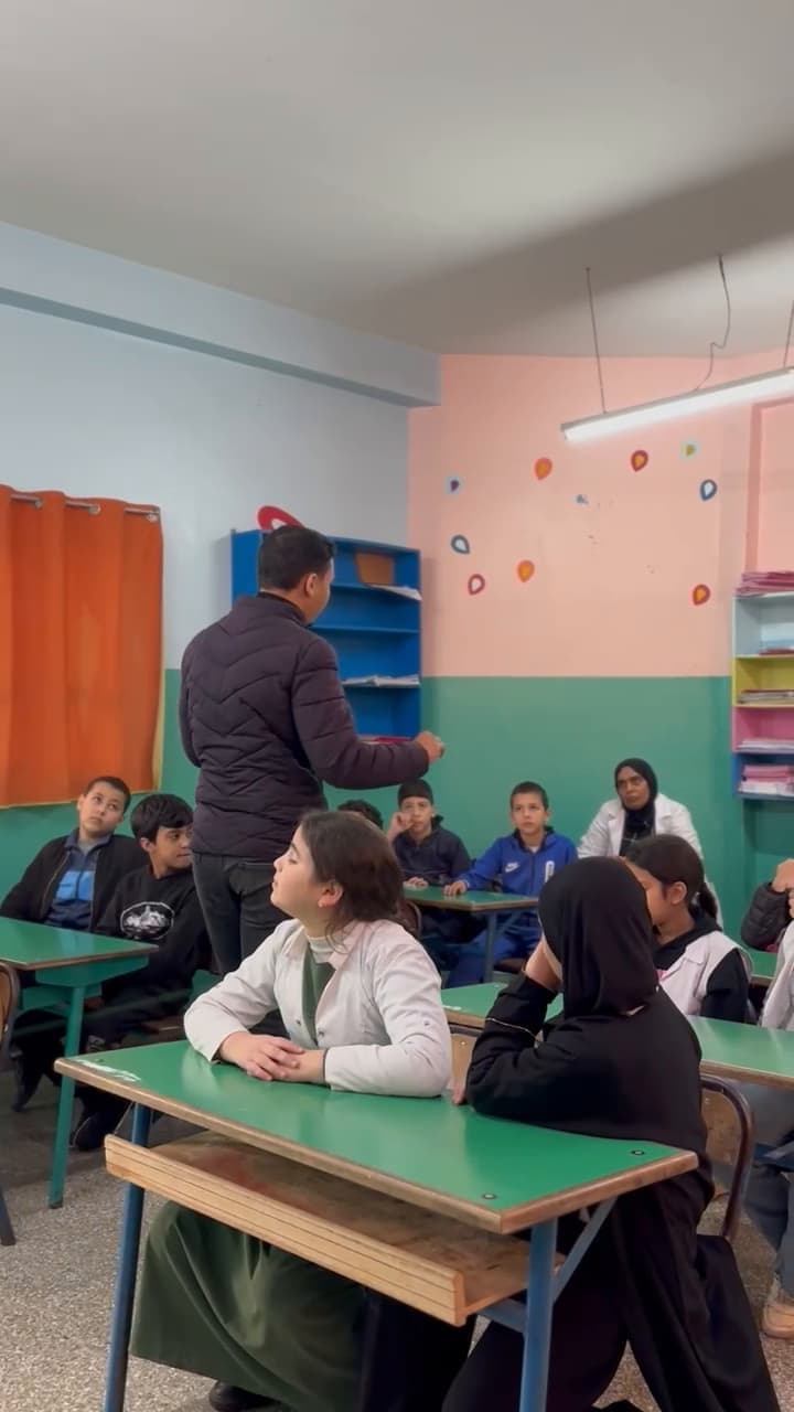 A classroom session in progress